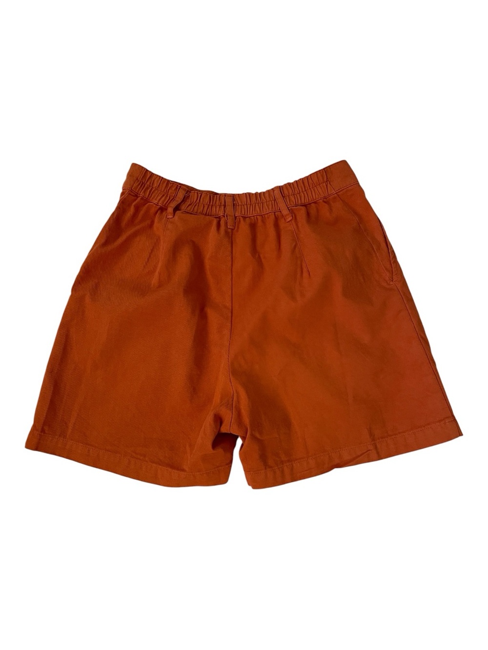 Big Bud Press Orange Elastic-Waist Trousers Shorts Size Small - Picture 4 of 8